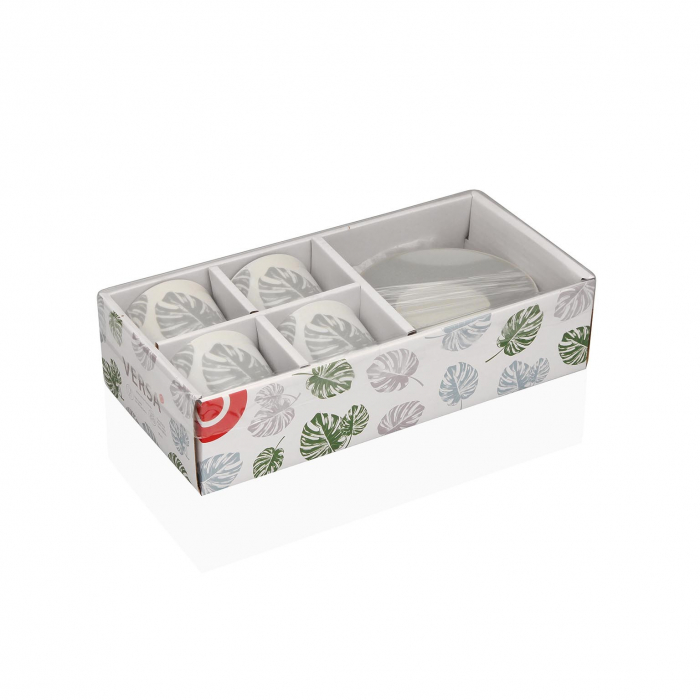 Set 4 cani de cafea din porțelan 5,8X5,8X6 [2]
