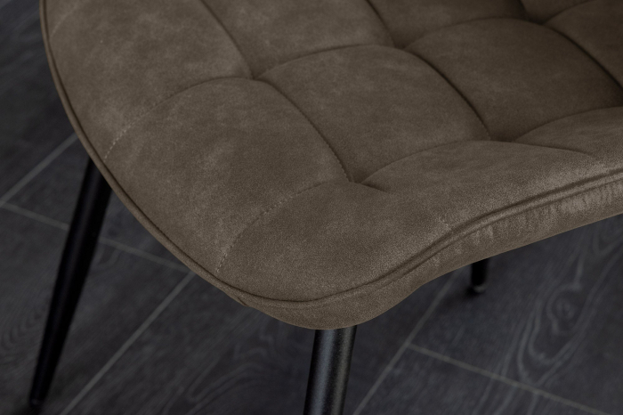 Set 4 scaun ROADSTAR din microfibra taupe [8]