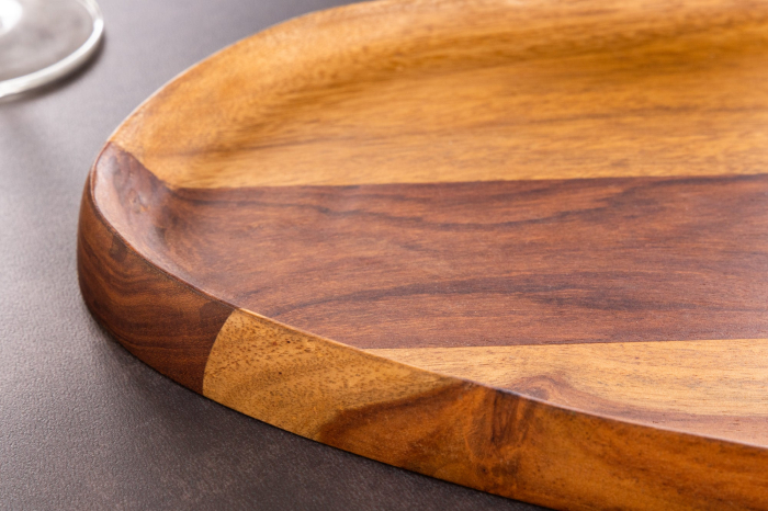 Set de 2 tăvi AMAZONAS din lemn de sheesham [8]