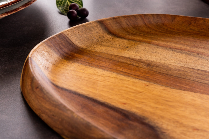 Set de 2 tăvi AMAZONAS din lemn de sheesham [6]