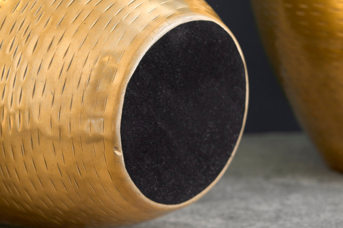 Set de 2 vaze ORIENTAL cu efect de lovitură de ciocan auriu [8]