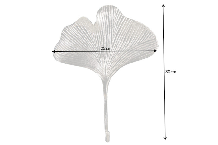 Set de 3 cuierele decorative de perete GINKGO aurii [9]
