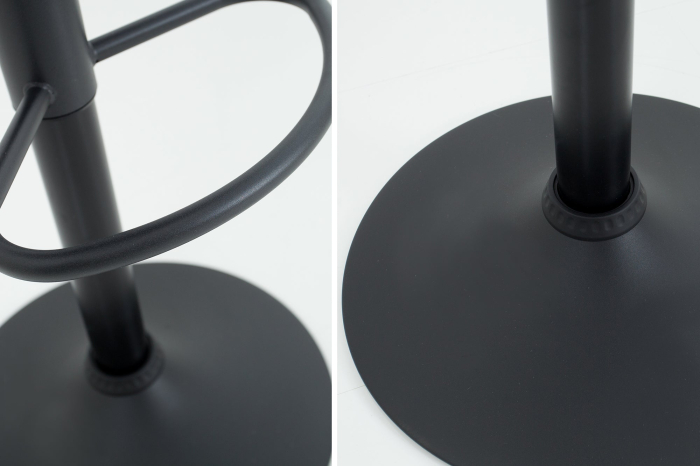 Set două scaune de bar MODENA 95-115 cm microfibră maro vintage [6]