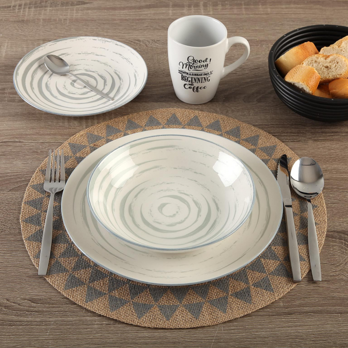 Set veselă 18 piese din porțelan ESPIRAL Versa [2]