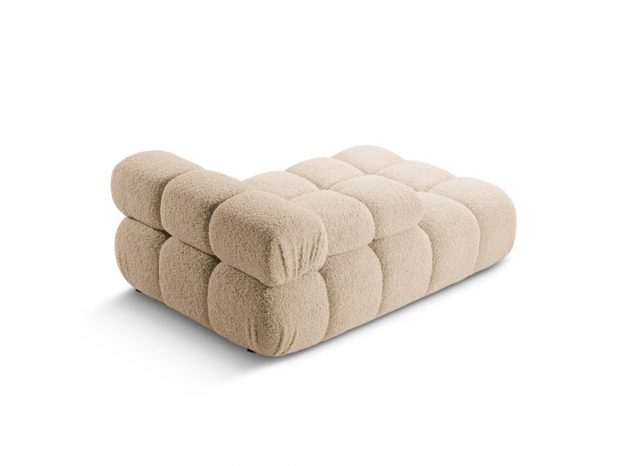 Sezlong Bellis cu tapiterie boucle, nisip [4]