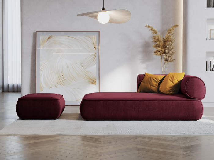 Sezlong Lily cu tapiterie din tesatura structurala [5]