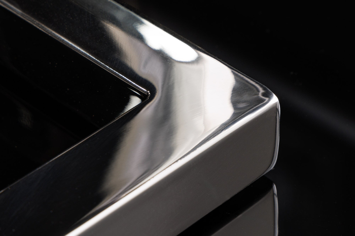 Sfeșnic ABSTRACT 50 cm 5 flăcări argintiu [10]