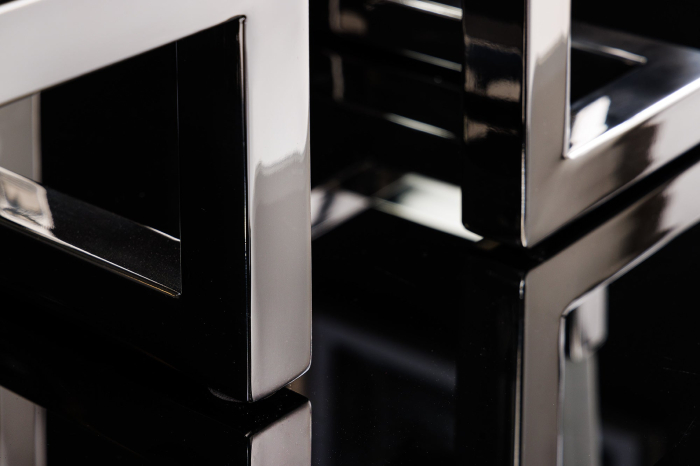 Sfeșnic ABSTRACT 50 cm 5 flăcări argintiu [11]