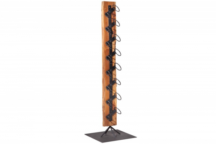 Suport de sticle din lemn masiv de tec Euphoria, 140 cm [1]