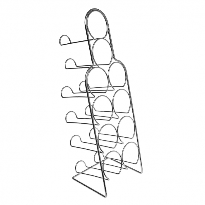 Suport pentru 10 sticle din metal și lemn Versa [1]
