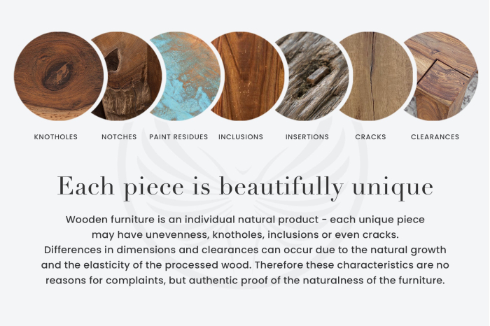 Stâlp decorativ COLUMNA 75 cm salcâm teak gri [10]