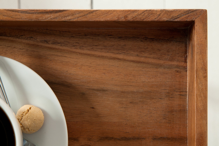 Tavă CIANO 40 cm din lemn de salcâm, fără ramă [8]