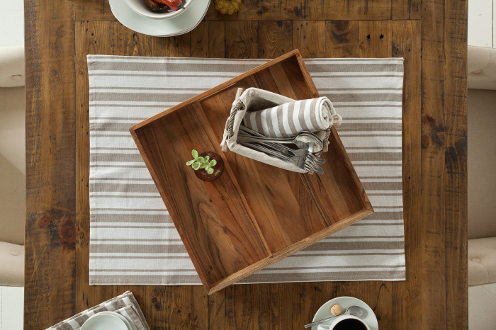 Tavă CIANO 40 cm din lemn de salcâm, fără ramă [6]