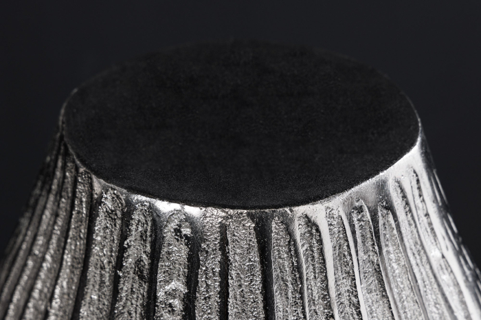 Vază ELEGANCE 30 cm cu efect de ciocănitură argintiu [14]