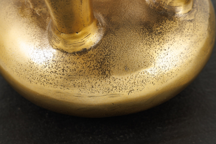 Vază KIYA 25 cm aurie cu 5 orificii pentru flori [9]