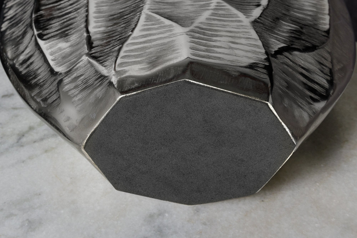 Vază ORGANIC ORIENT 45 cm argintiu [8]