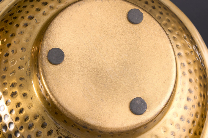 Vază ORIENT 35 cm cu efect de ciocan, cupru antic [7]