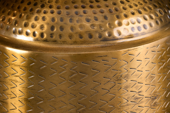 Vază ORIENT 35 cm cu efect de ciocan, cupru antic [6]