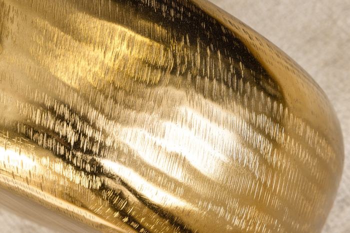 Vază ORIENT L 50 cm, efect de ciocan, auriu [8]