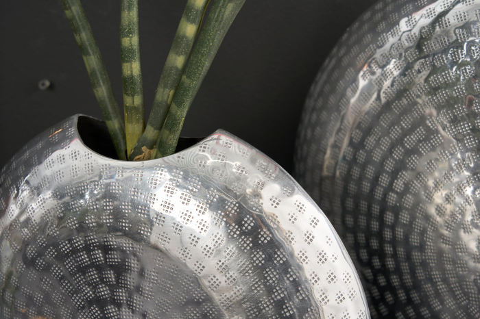 Vază ORIENTAL 30-40 cm, set de 2, argintiu [5]