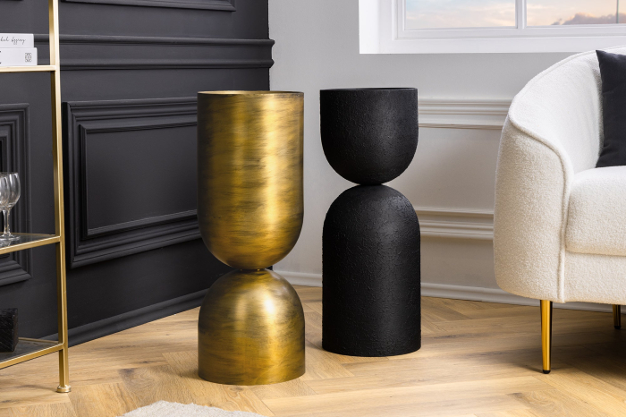 Vază SANDGLASS L 55 cm negru fier [7]