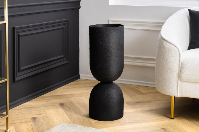 Vază SANDGLASS XL 70 cm negru fier [5]