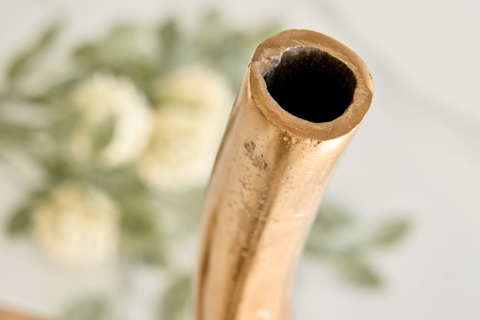 Vază WAVE L 47 cm aluminiu auriu [6]