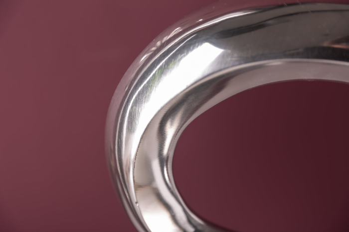 Vază WAVE XL 106 cm aluminiu argintiu [10]