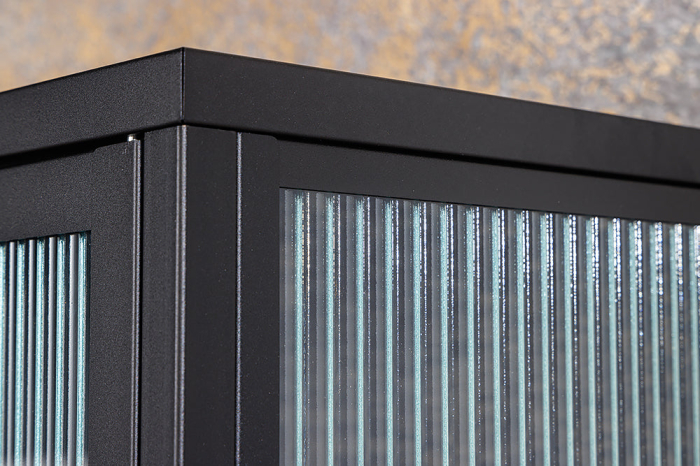 Vitrina AMSTERDAM neagra, 160 cm [10]