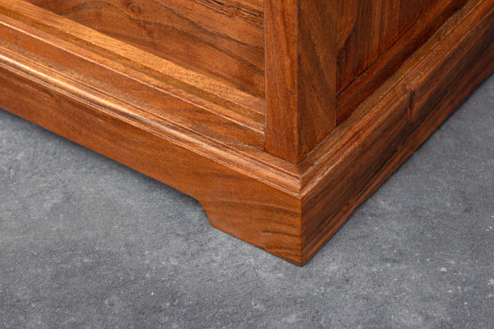 Vitrina HERITAGE din lemn de salcam si metal, 150 cm [9]