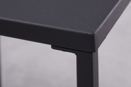 Set 2 măsuțe de cafea Dura din metal, negru [4]