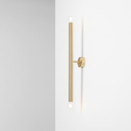 Aplică TUBO cu 2 becuri BRASS S [1]