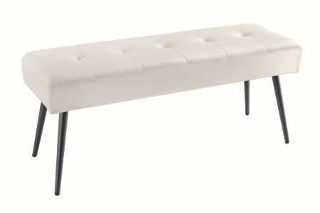 Bănci - Bancă BOUTIQUE 100 cm catifea șampanie
