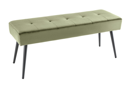 Bănci - Bancă BOUTIQUE 100 cm catifea verde măslin