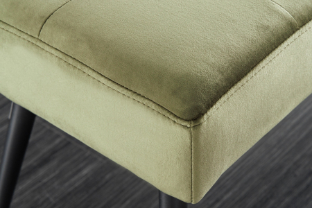 Bancă BOUTIQUE 100 cm catifea verde măslin [6]