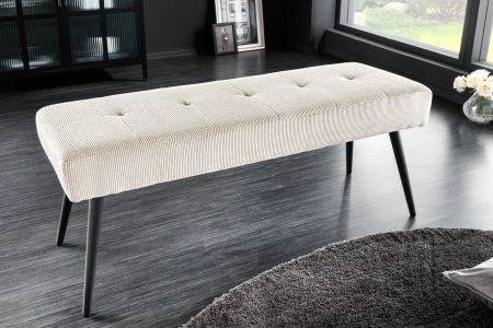 Bancă BOUTIQUE 100 cm cordon bej [2]