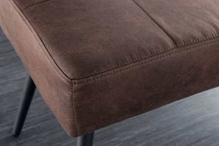 Bancă BOUTIQUE 100 cm microfibră maro [5]