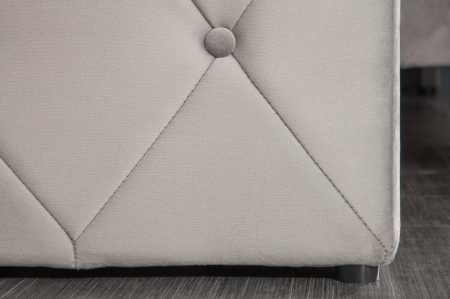 Bancă EXTRAVAGANCIA 140 cm cu spațiu de depozitare, gri [5]