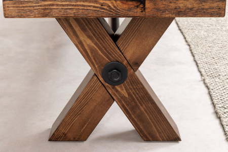 Banca GOLIATH din lemn de pin, 180 cm [6]