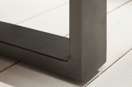 Bancă IRON CRAFT 160 cm din  lemn de mango cu picioare negre  [5]