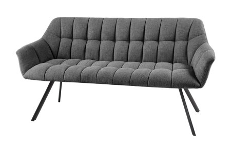 Scaune & fotolii - Bancă PAPILLON 165 cm țesătură plată antracit