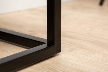 Bancă  PETIT BEAUTÉ 108 cm cu cadru negru si tapiterie din catifea [5]