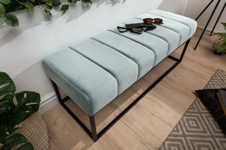 Bancă PETIT BEAUTE 110 cm catifea mentă [5]
