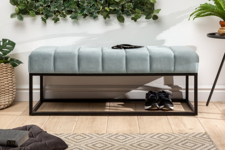 Bancă PETIT BEAUTE 110 cm catifea mentă [3]