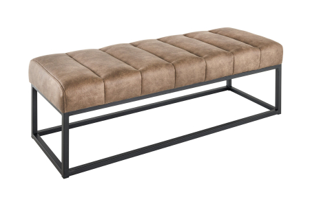 Bănci - Bancă PETIT BEAUTÉ 110 cm microfibră gri taupe