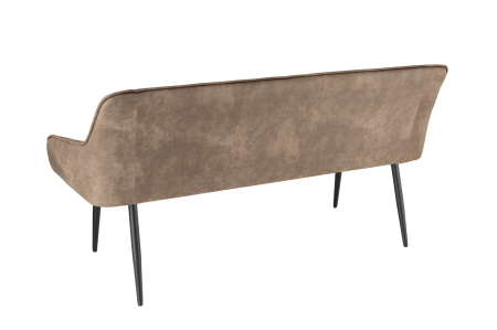 Bancă TURIN 160 cm microfibră gri-maro [7]