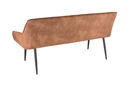 Bancă TURIN 160 cm microfibră maro [7]