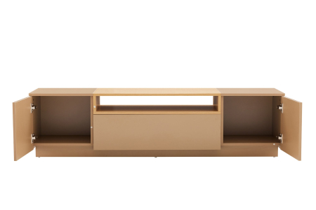 Comodă TV LOFT 160 cm, culoare gri-bej natural [9]