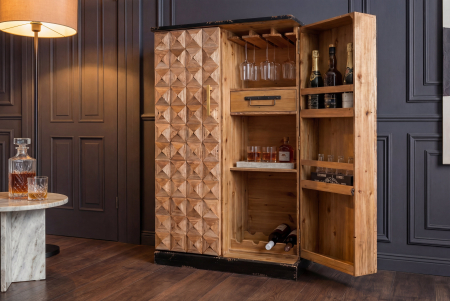Bar BODEGA 120 cm din lemn de pin natural [8]