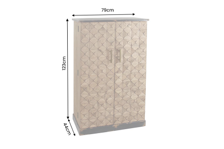 Bar BODEGA 120 cm din lemn de pin natural [9]